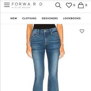 New Frame Le Crop Mini Boot Sz 27